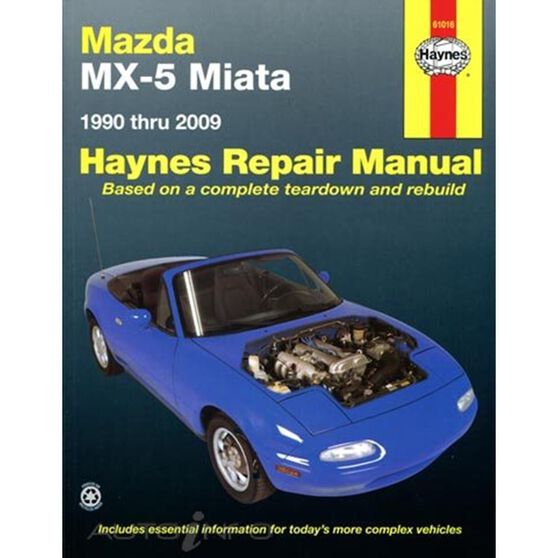 MAZDA MX-5 MIATA HAYNES REPAIR MANUAL COVERING ALL MAZDA MX-5 MIATA MODELS FOR 1990 THRU 2014 (DOES NOT INCLUDE INFORMATION SPECIFIC TO TURBOCHARGED MODELS), , scanz_hi-res
