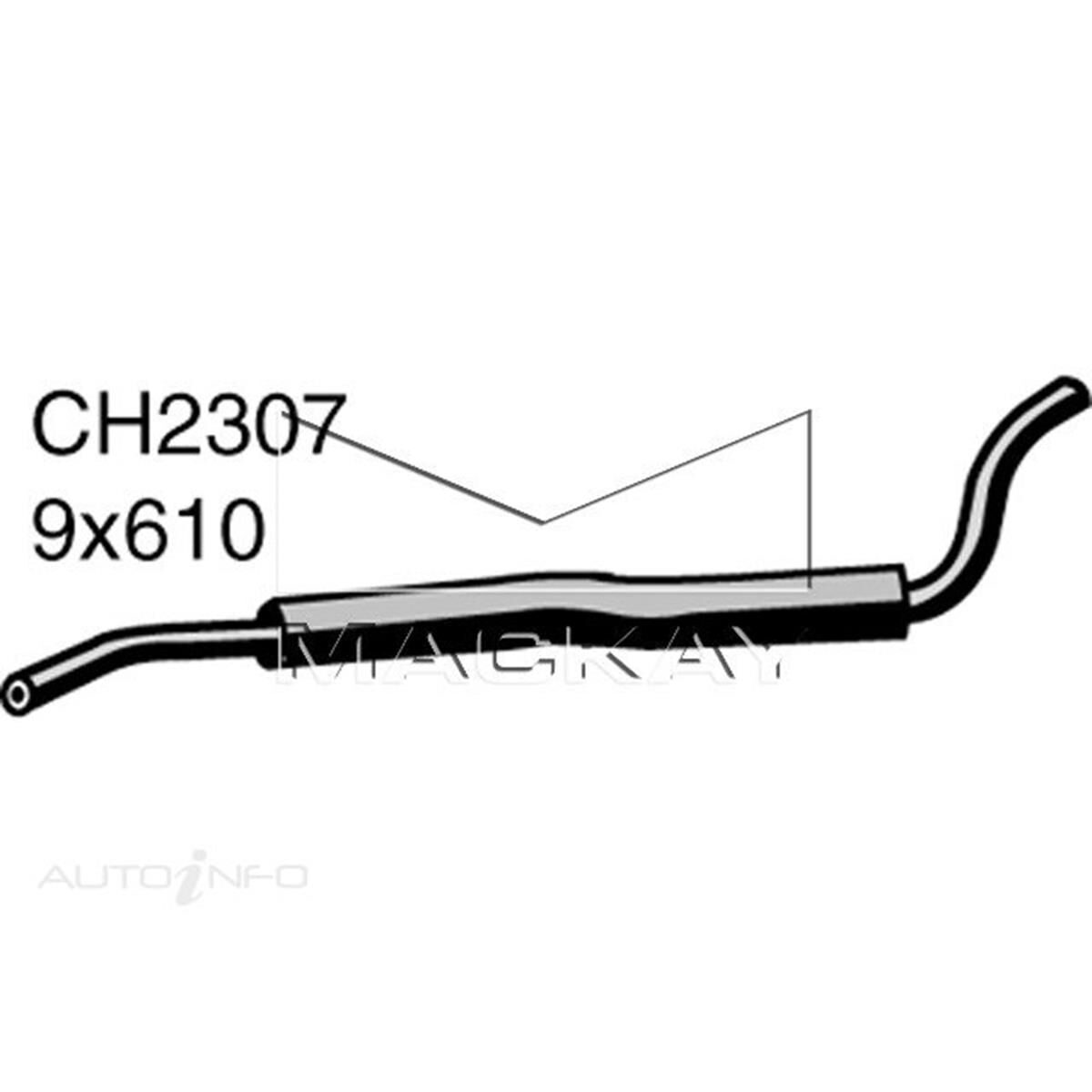 RESERVOIR LINE HOSE  - HOLDEN JACKAROO L2, L5 - 3.1L I4 TURBO DIESEL - MANUAL & AUTO, , scanz_hi-res
