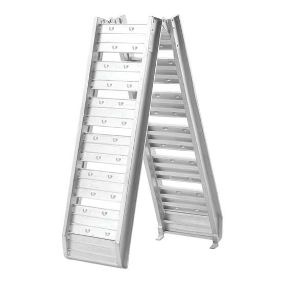 MOTORCYCLE RAMP 200kg EACH 1.82m ALUMINIUM FOLDS FLAT, , scanz_hi-res