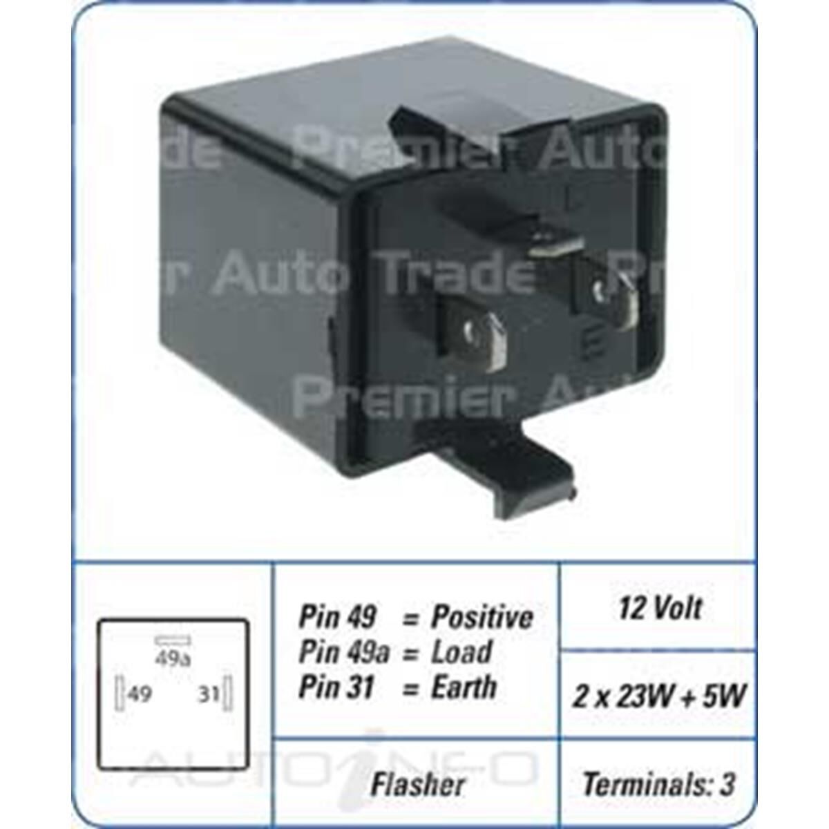3PIN FLASHER MB-338226, , scanz_hi-res