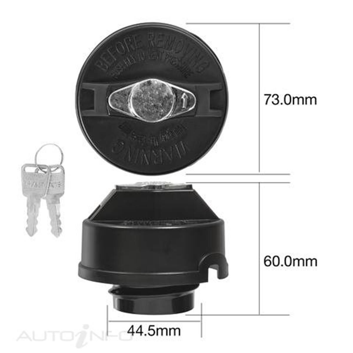 TRIDON LOCKING FUEL CAP, , scanz_hi-res