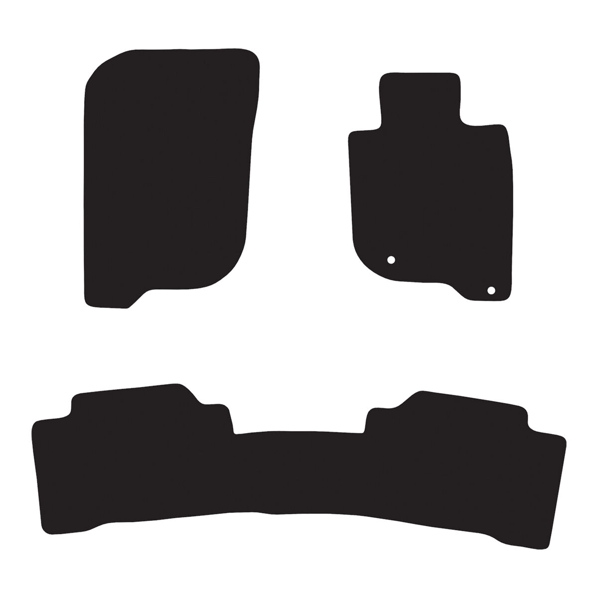 EXECUTIVE RUBBER CAR MATS FOR MITSUBISHI PAJERO SPORT (3RD GEN 5 SEAT) 2016 ONWARDS, , scanz_hi-res