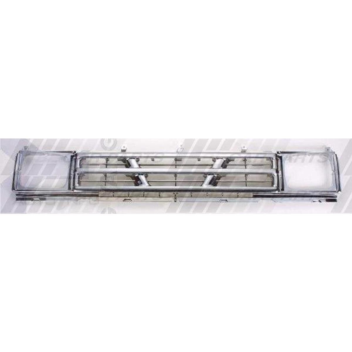 GRILLE - CHROME/DARK GREY - 2BX H/L, , scanz_hi-res