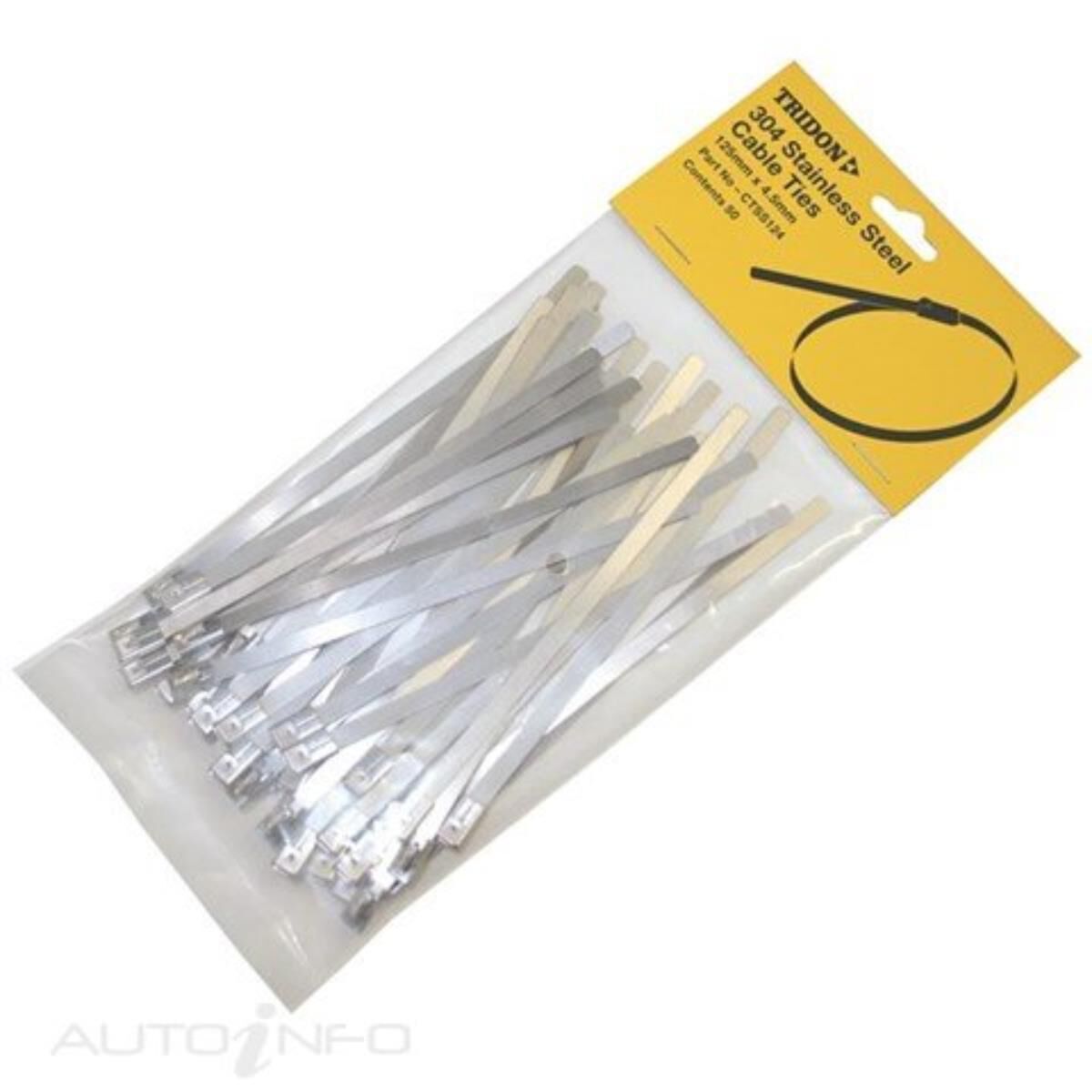 304 SS CABLE TIES BOX 50 PCS, , scanz_hi-res
