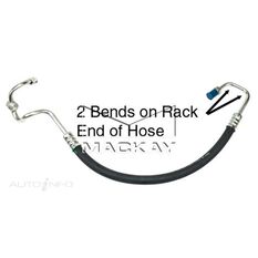 POWER STEERING HOSE - PRESSURE - FORD FALCON BA, BF (I6) (ASPIRATED ONLY) 2 BENDS, , scanz_hi-res
