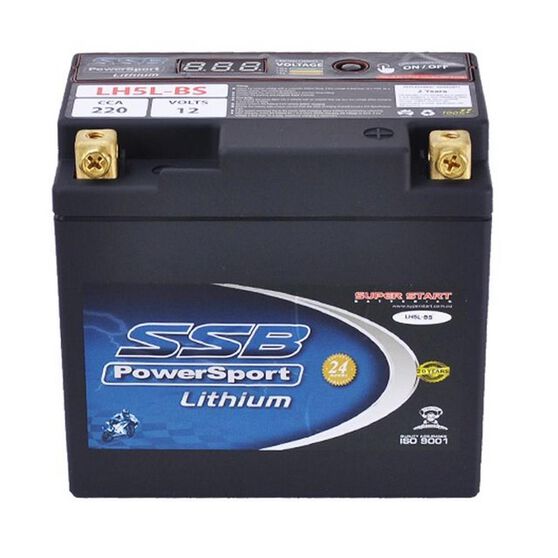 MOTORCYCLE AND POWERSPORTS BATTERY 12V 240CCA SSB HIGH PERFORMANCE LITHIUM ION, , scanz_hi-res