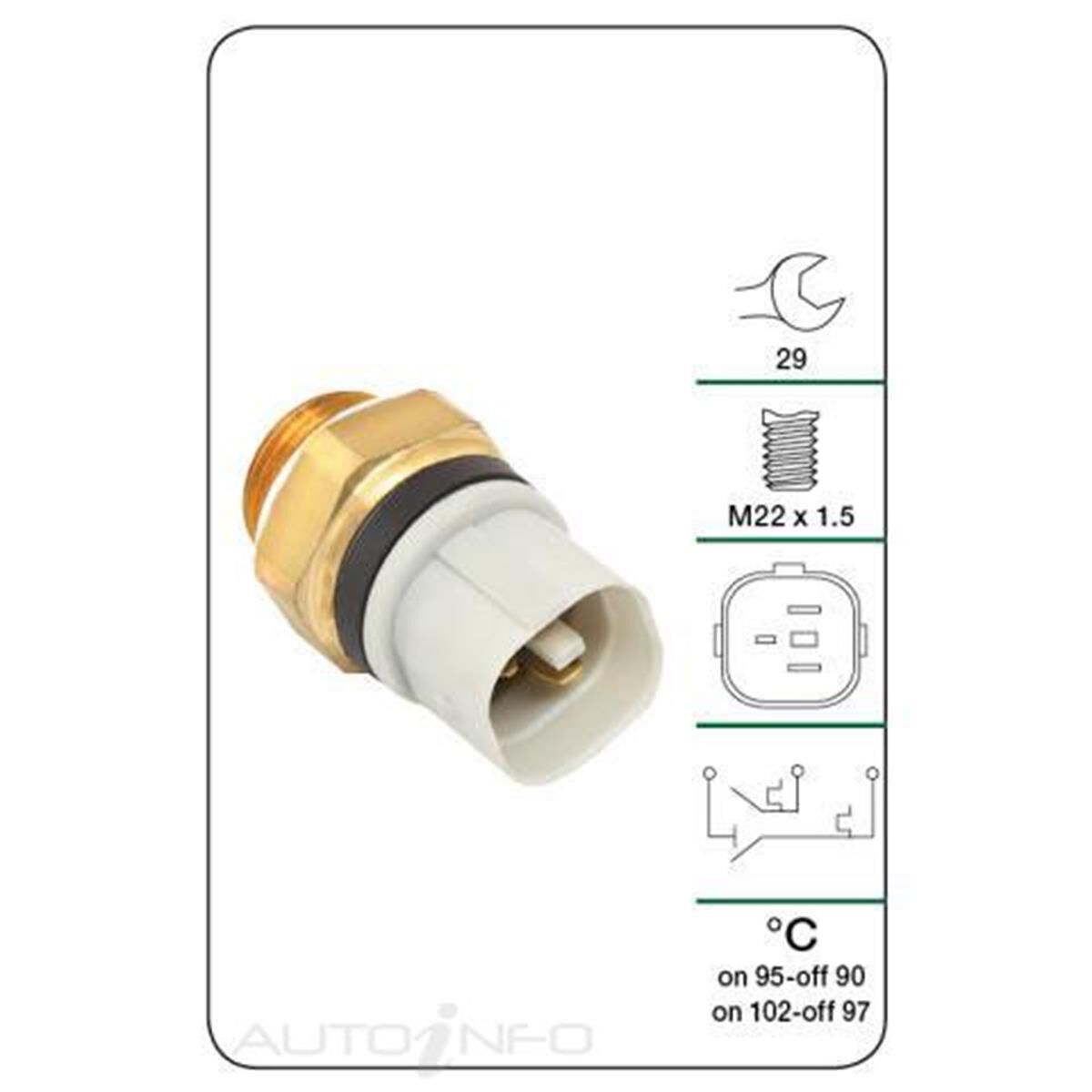 (TFS652NZ)TRIAUS THERMO FAN SWITCH, , scanz_hi-res