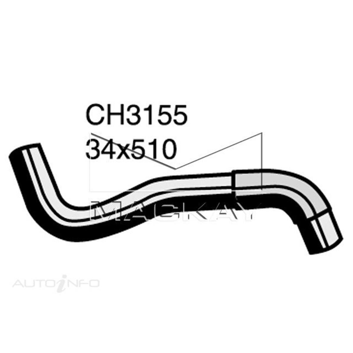 RADIATOR LOWER HOSE  - NISSAN AVENIR W10 - 2.0L I4  DIESEL - MANUAL & AUTO, , scanz_hi-res