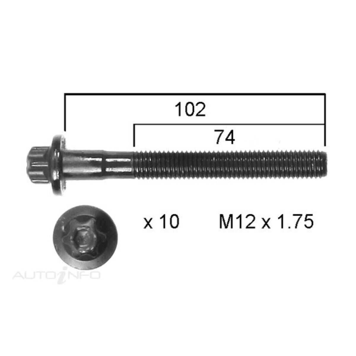 HEAD BOLT SET MERCEDES, , scanz_hi-res