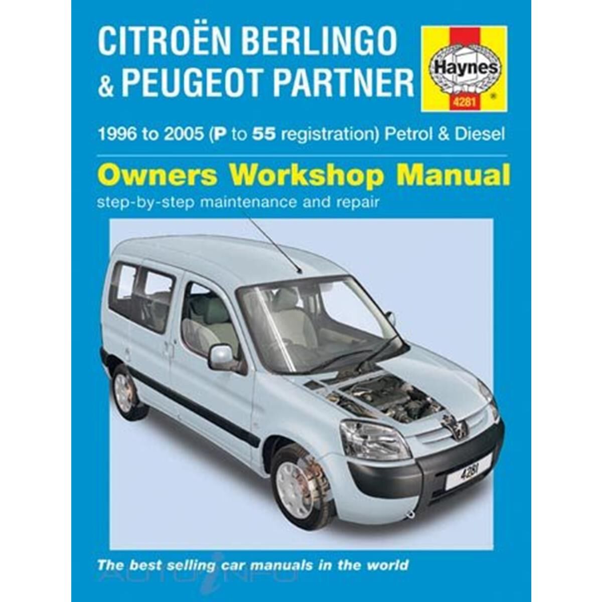 CITRON BERLINGO & PEUGEOT PARTNER PETROL & DIESEL (1996 - 2010), , scanz_hi-res