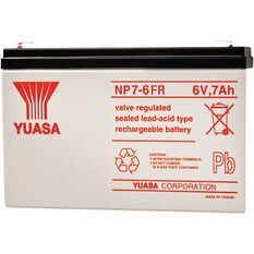 NP7-6FR Yuasa NP VRLA Battery, , scanz_hi-res