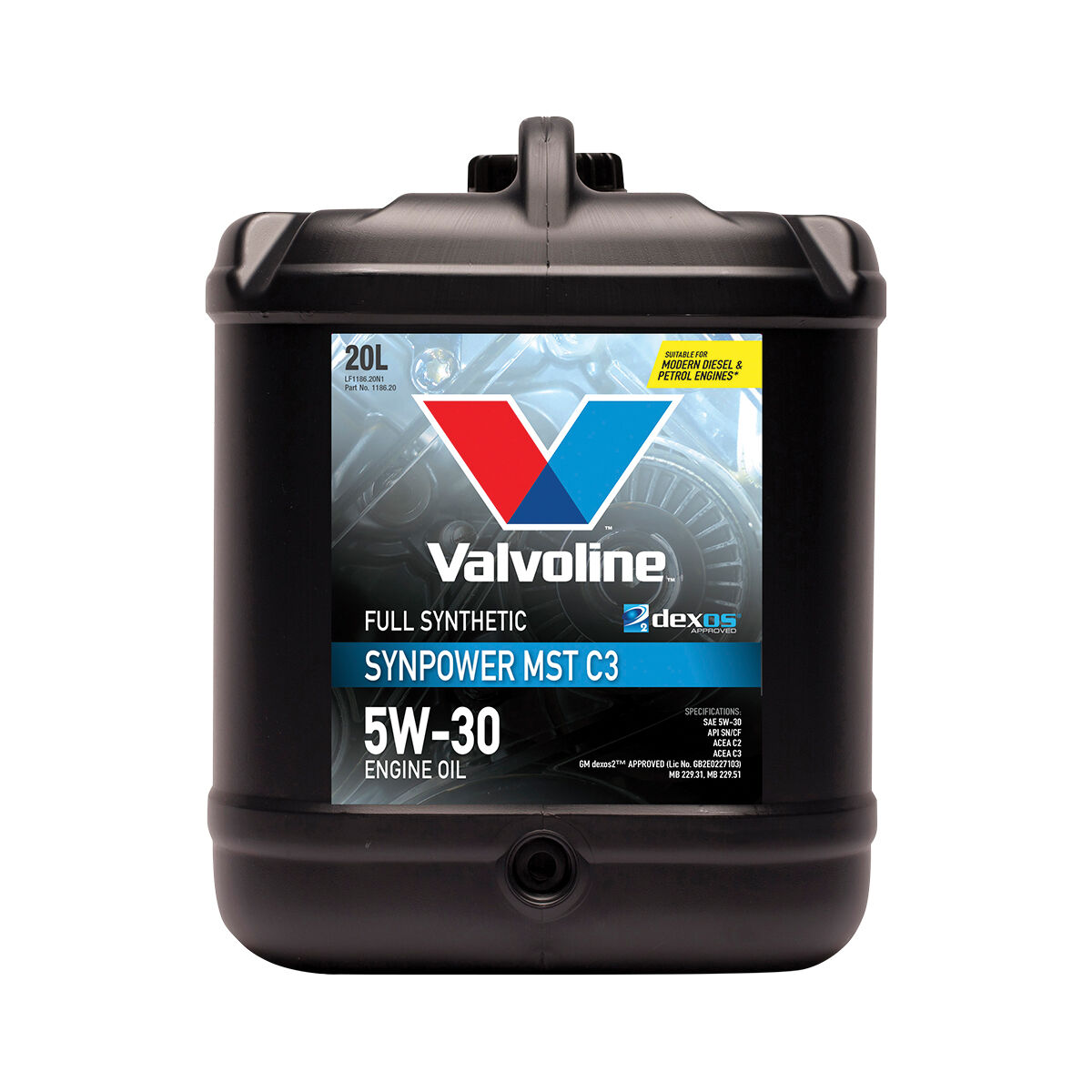 VALVOLINE SYNPOWER MST 5W-30 20L, , scanz_hi-res