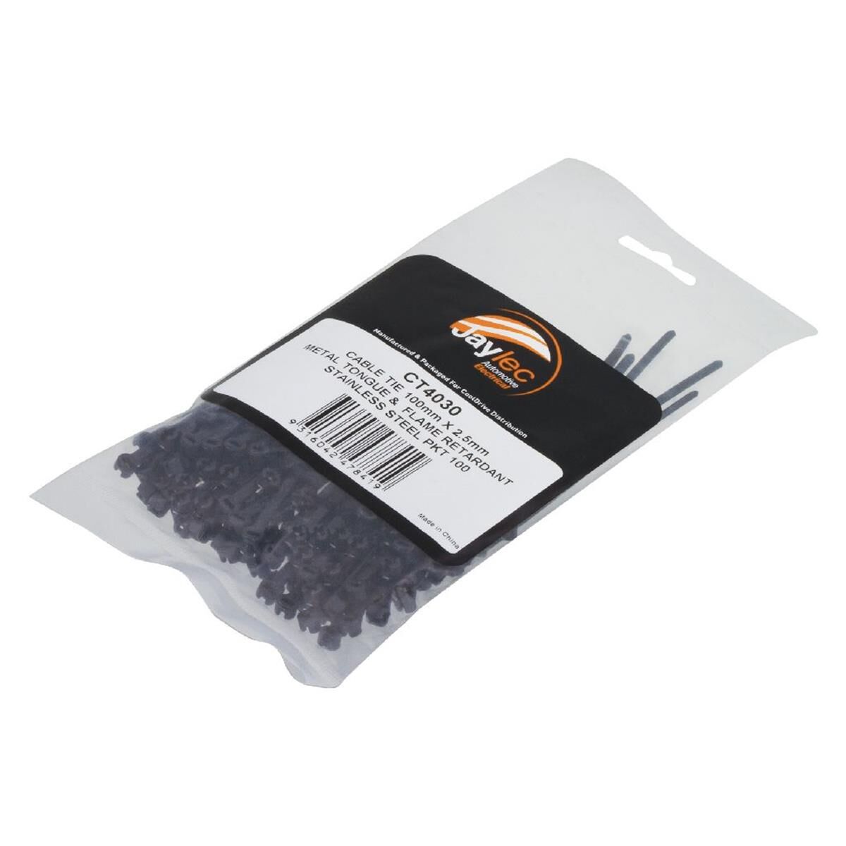 PKT 100 BLACK CABLE TIE SCREW, , scanz_hi-res