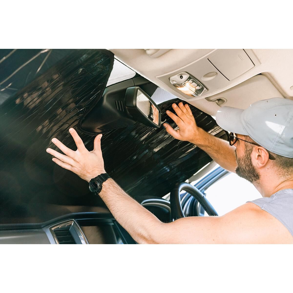 TAILORED CAR SUN SHADE FOR ISUZU D-MAX SINGLE CAB (2ND GEN FACELIFT) 2015-2020, , scanz_hi-res