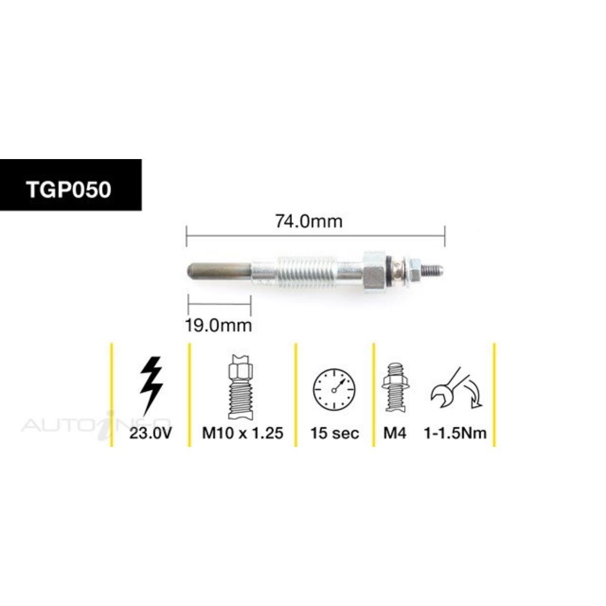 TRIDON GLOW PLUG, , scanz_hi-res