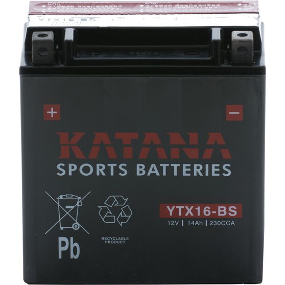 YTX16-BS Katana Motorcycle Battery, , scanz_hi-res