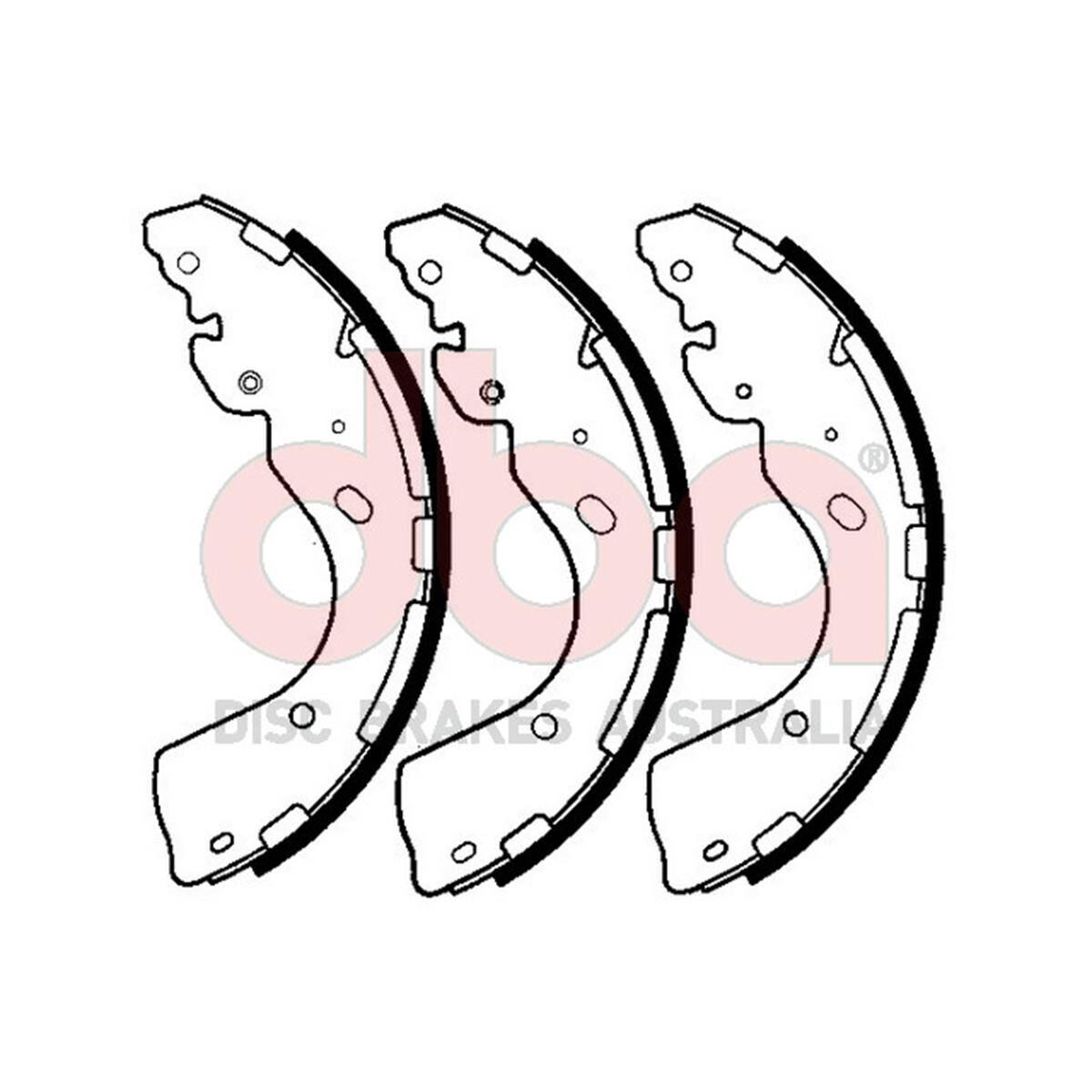 DBA BRAKE SHOE SET, , scanz_hi-res