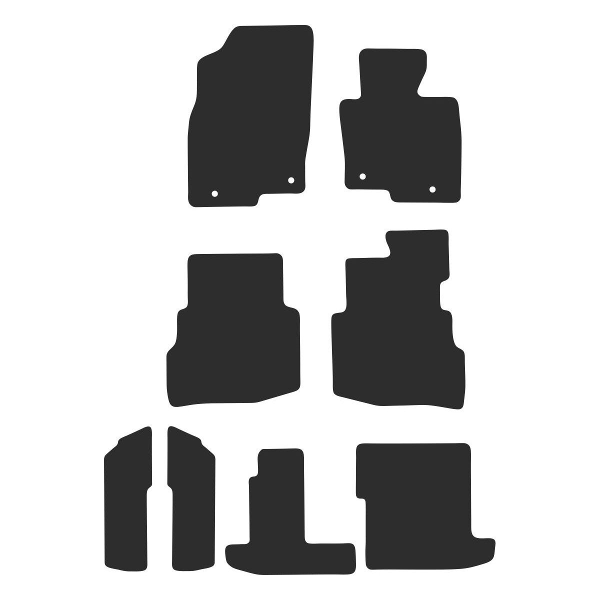 ECO CARPET CAR MATS FOR MAZDA CX-8 (1ST GEN 7 SEAT) 2018 ONWARDS, , scanz_hi-res