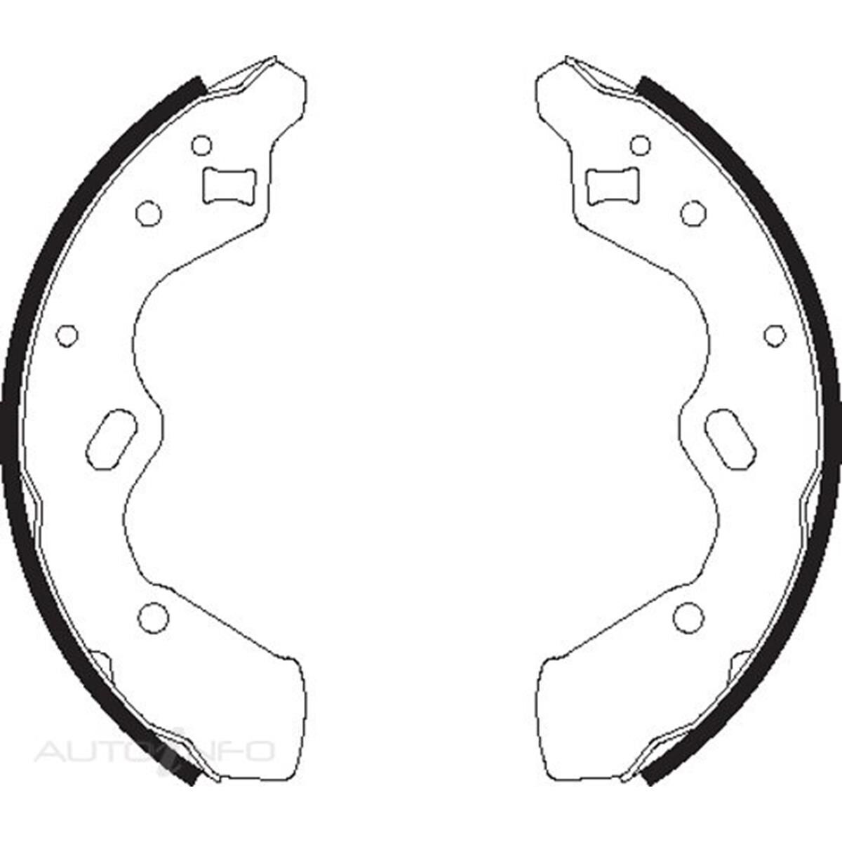 BENDIX BRAKE SHOES, , scanz_hi-res