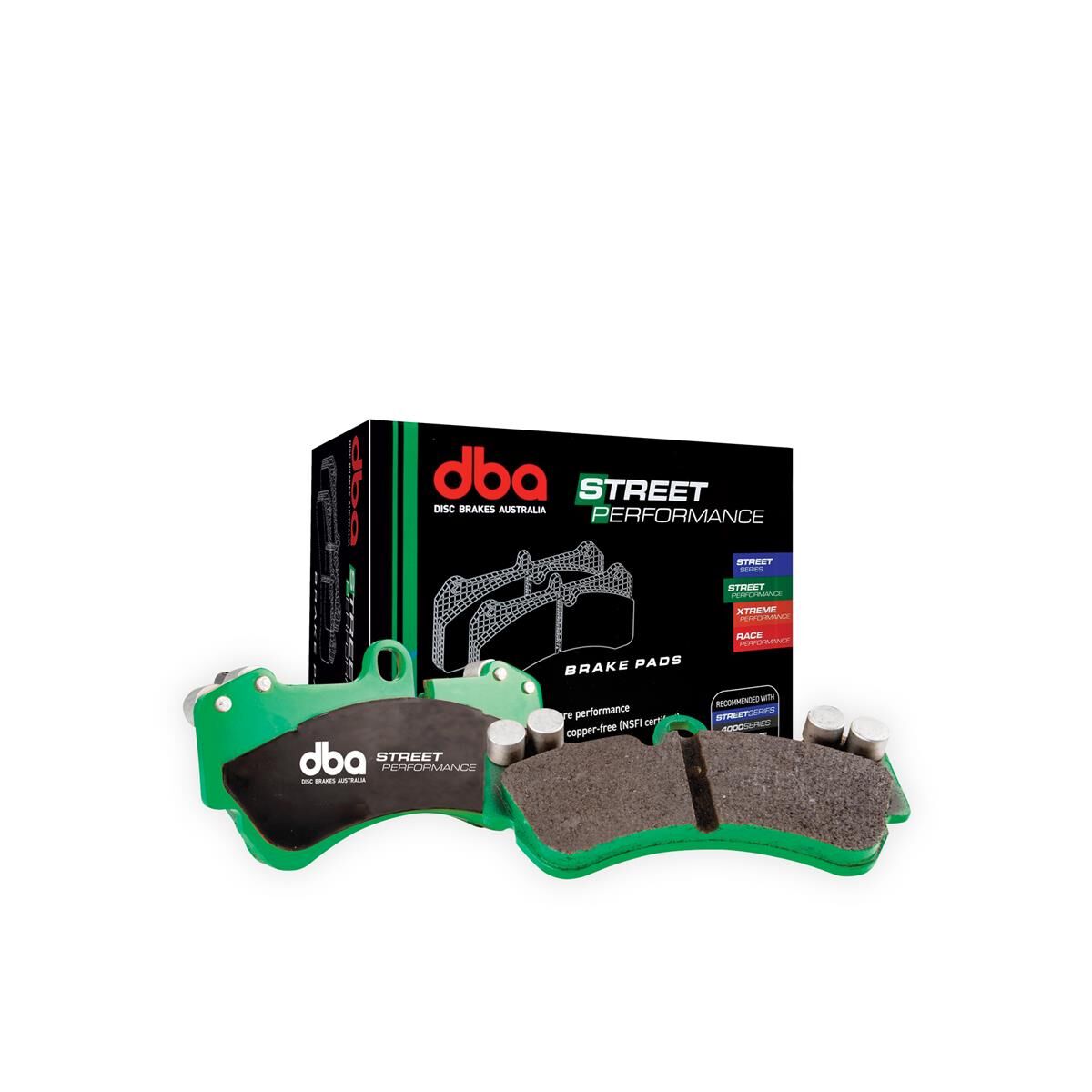 DBA SP PERFORMANCE BRAKE PADS Golf VII F, SKODA RS MY16 F, , scanz_hi-res