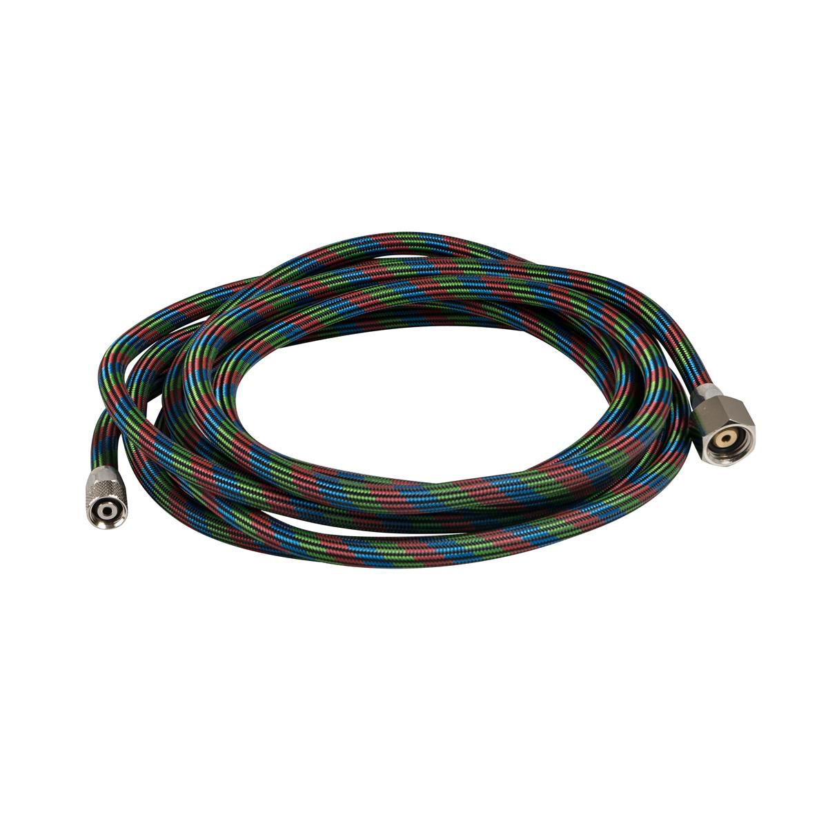 IWATA AIR BRUSH HOSE BRAIDED 3M 1/4" X 1/8" CONNECTIONS, , scanz_hi-res