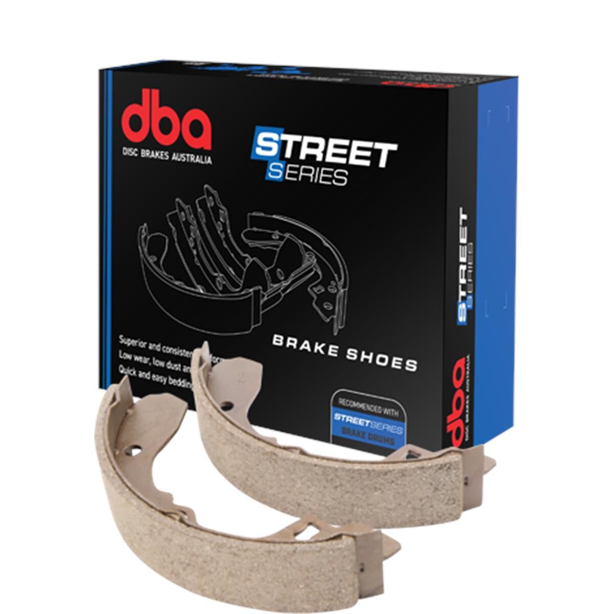 STREETSERIES BRAKE SHOES [ TOYOTA GDH3 MANUAL HIACE VAN 254MM 2022 -> R ], , scanz_hi-res