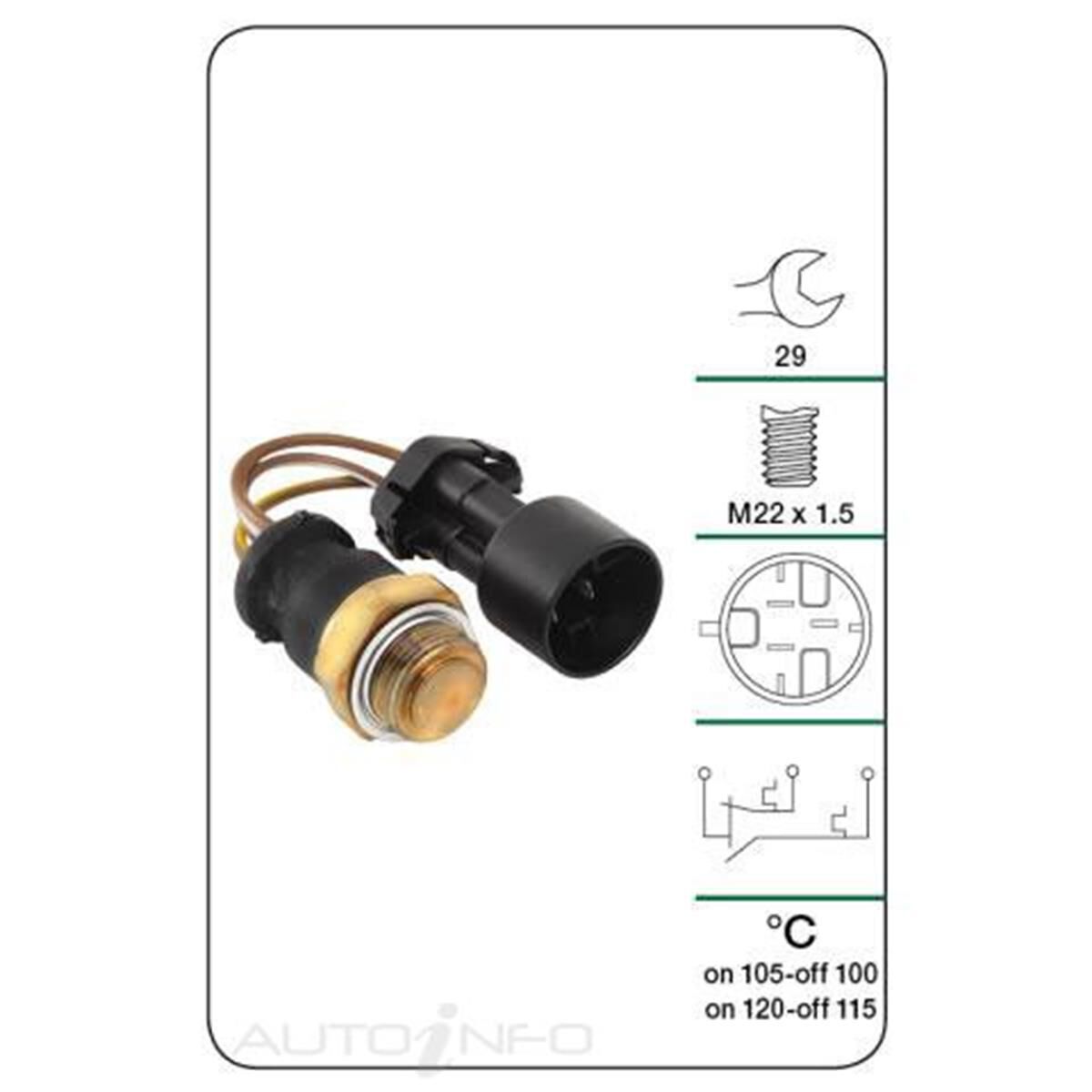 TRIDON THERMO FAN SWITCH, , scanz_hi-res