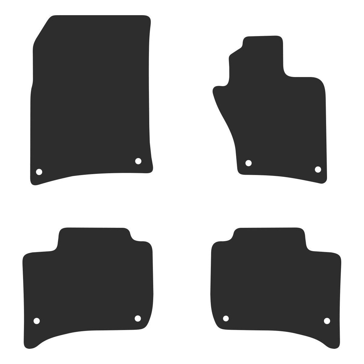 EXECUTIVE RUBBER CAR MATS FOR VOLKSWAGEN TOUAREG (2ND GEN) 2010-2018, , scanz_hi-res