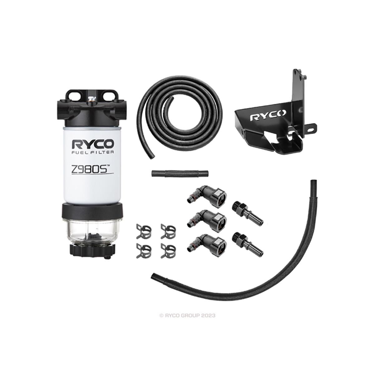 RYCO 4X4 UPGRADE FUEL WATER SEPARATOR KIT, , scanz_hi-res