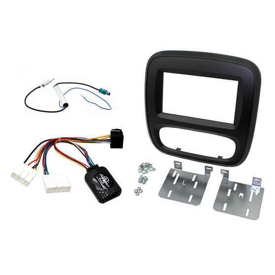 FACIA DOUBLE DIN INSTALL KIT RENAULT, , scanz_hi-res