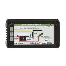 LCD BATTERY METER 200V 300amp DISCHARGE AMP CAPACITY ENERGY WITH SHUNT, , scanz_hi-res
