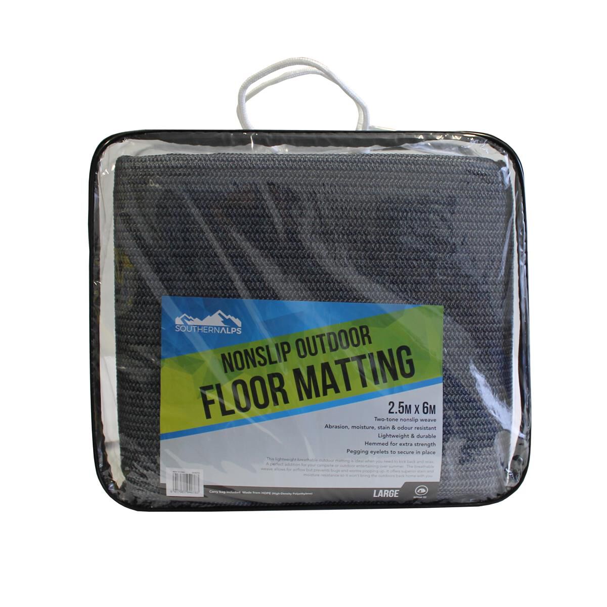 SOUTHERN ALPS BLUE & GREY FLOOR MAT 2.5M X 6M, , scanz_hi-res