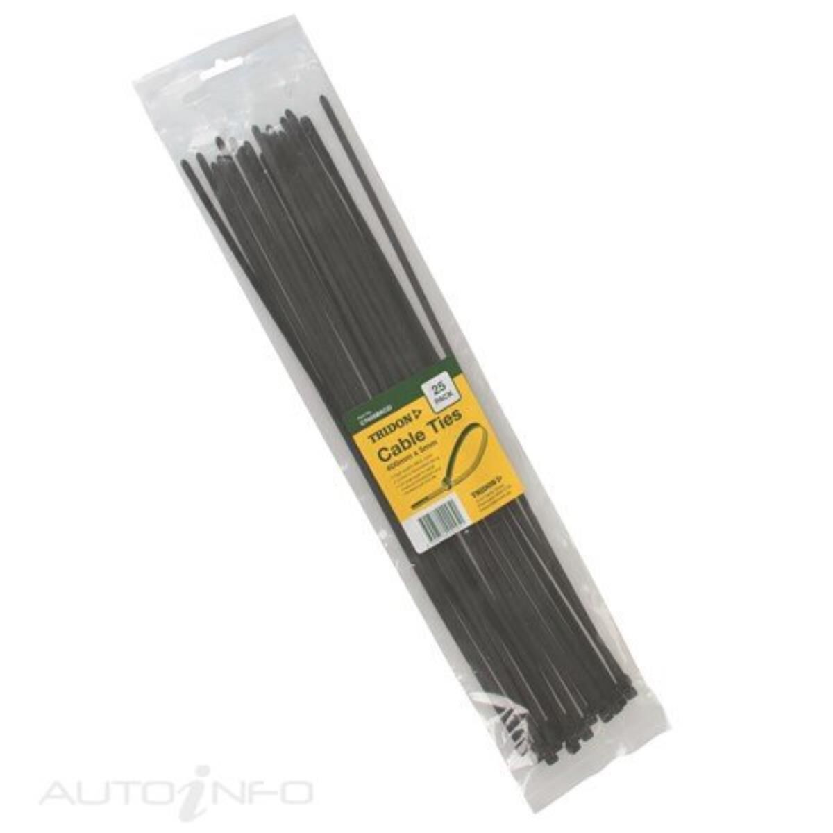 CABLE TIE BLACK 400X5MM (PKT 25), , scanz_hi-res