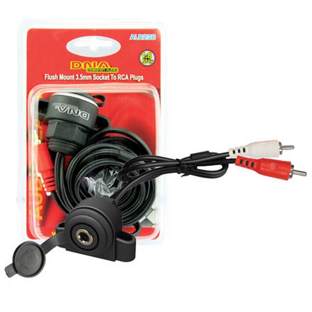 FLUSH MOUNT 3.5MM SOCKET TO RCA PLUGS, , scanz_hi-res