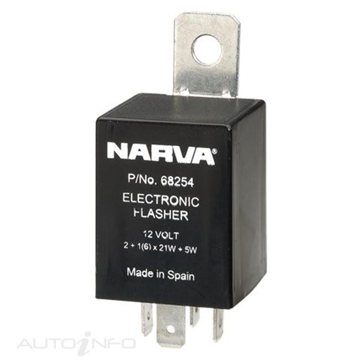 FLASHER ELEC 12V 4PIN LOAD SEN, , scanz_hi-res