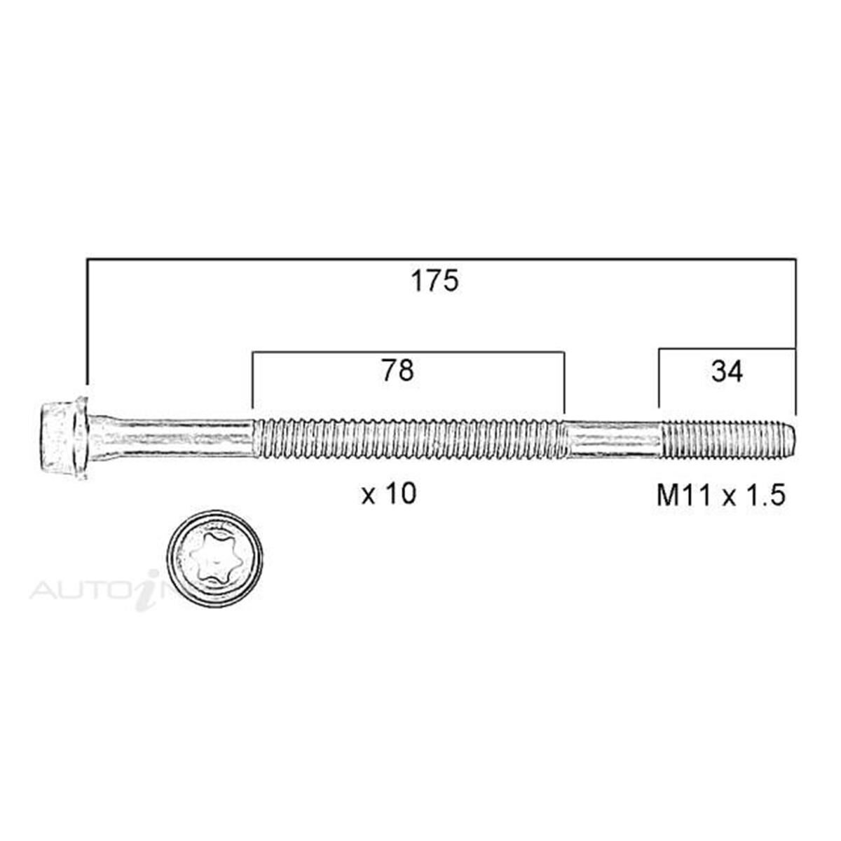 HEAD BOLT SET PEUGEOT XU7, , scanz_hi-res