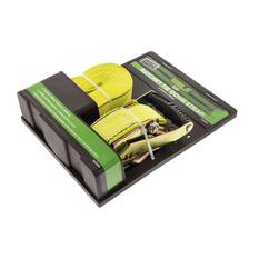 QTY 1 HD RATCHET TIEDOWN 6m 50mm 2150kg LASHING CAPACITY  HULK 4x4, , scanz_hi-res