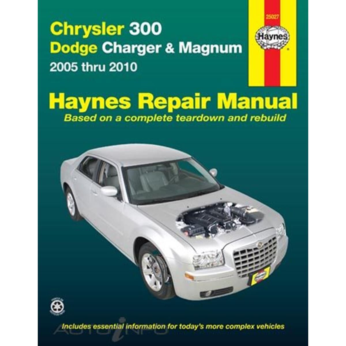 CHRYSLER 300 (2005 THRU 2010), DODGE CHARGER (2006 THRU 2010) AND MAGNUM (2005 THRU 2008) HAYNES REPAIR MANUAL (DOES NOT INCLUDE INFORMATION SPECIFIC TO SRT8, DIESEL ENGINE OR AWD MODELS), , scanz_hi-res