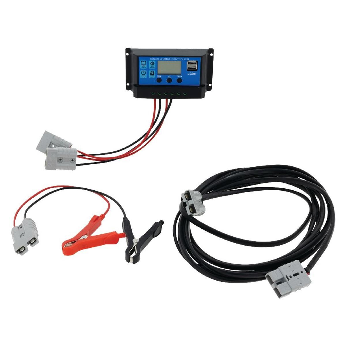 160W PORTABLE SOLAR PANEL KIT 1355mm x 780mm x 35mm BLACK, , scanz_hi-res