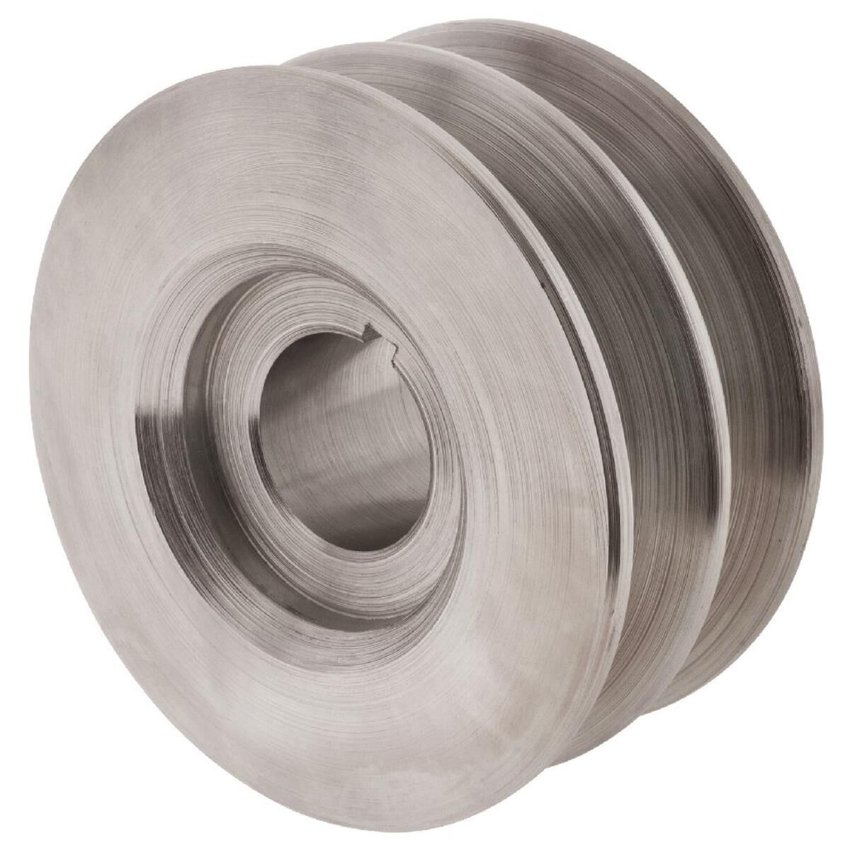 PULLEY TWIN "AA" 22MM SHAFT SUIT DELCO, PRESTOLITE ALT 13MM BELTS, 80MM OD, , scanz_hi-res