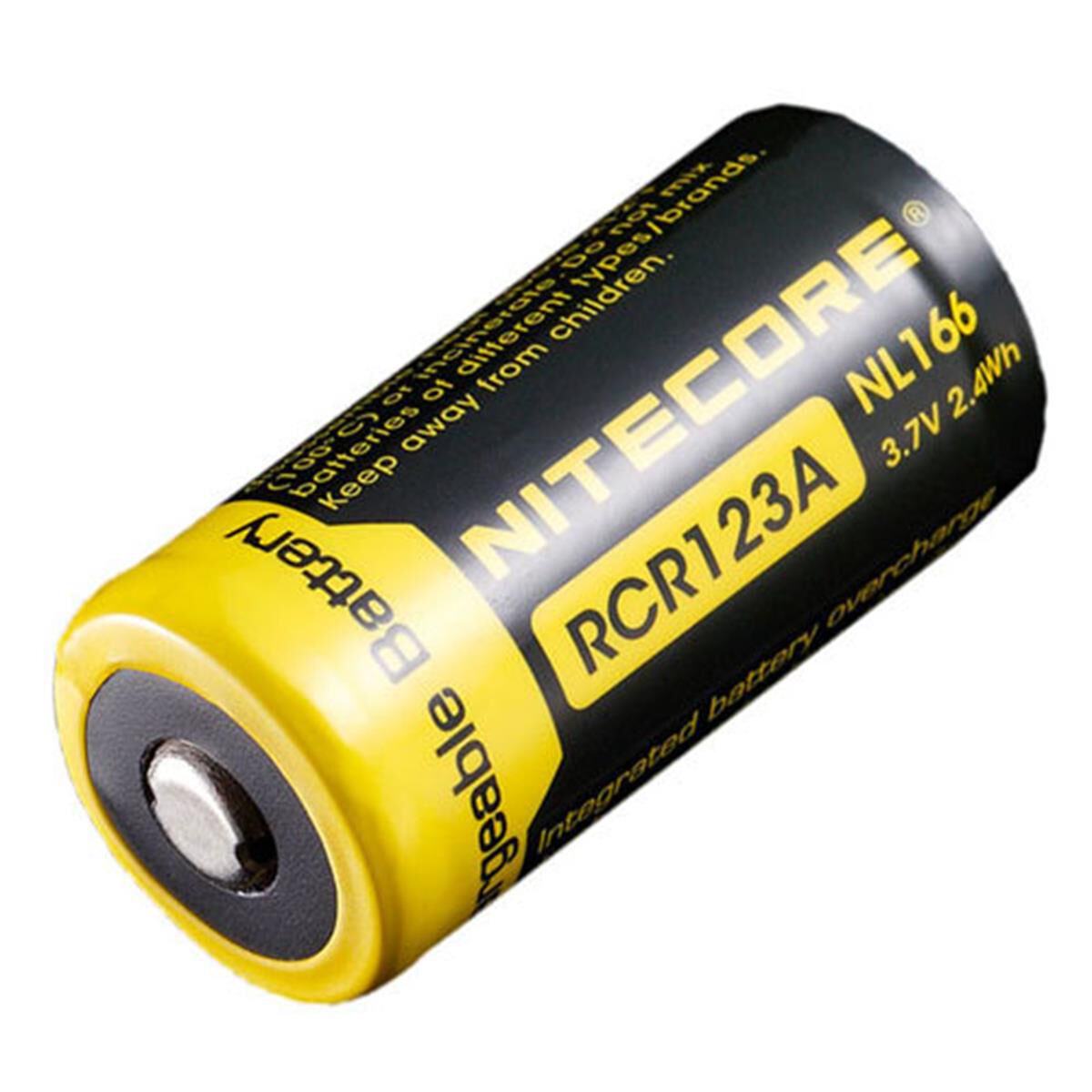 NITECORE LI-ION RECHARGEBALE BATTERY RCR123A (3.7V, 650mAh), , scanz_hi-res