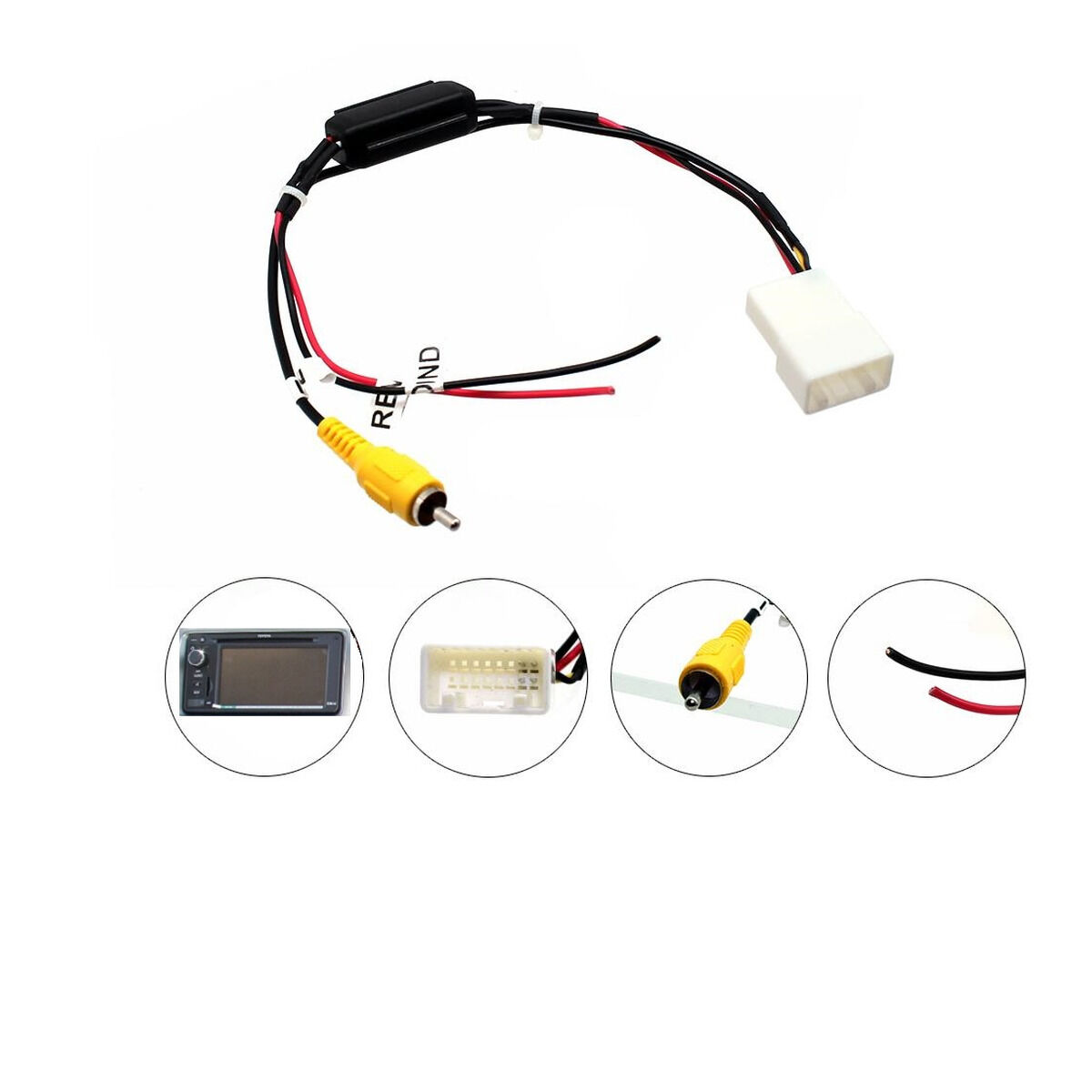 REVERSE CAMERA RETENTION HARNESS TOYOTA, , scanz_hi-res