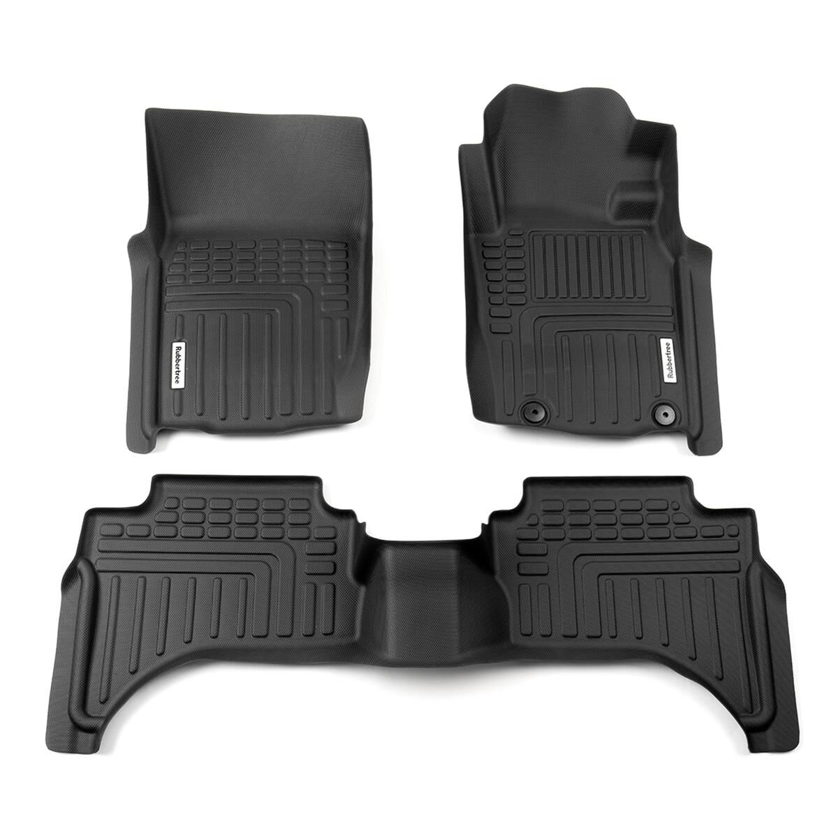 DEEP DISH FLOOR LINERS FOR MITSUBISHI TRITON (5TH GEN) 2015+ DUAL CAB FULL SET, , scanz_hi-res