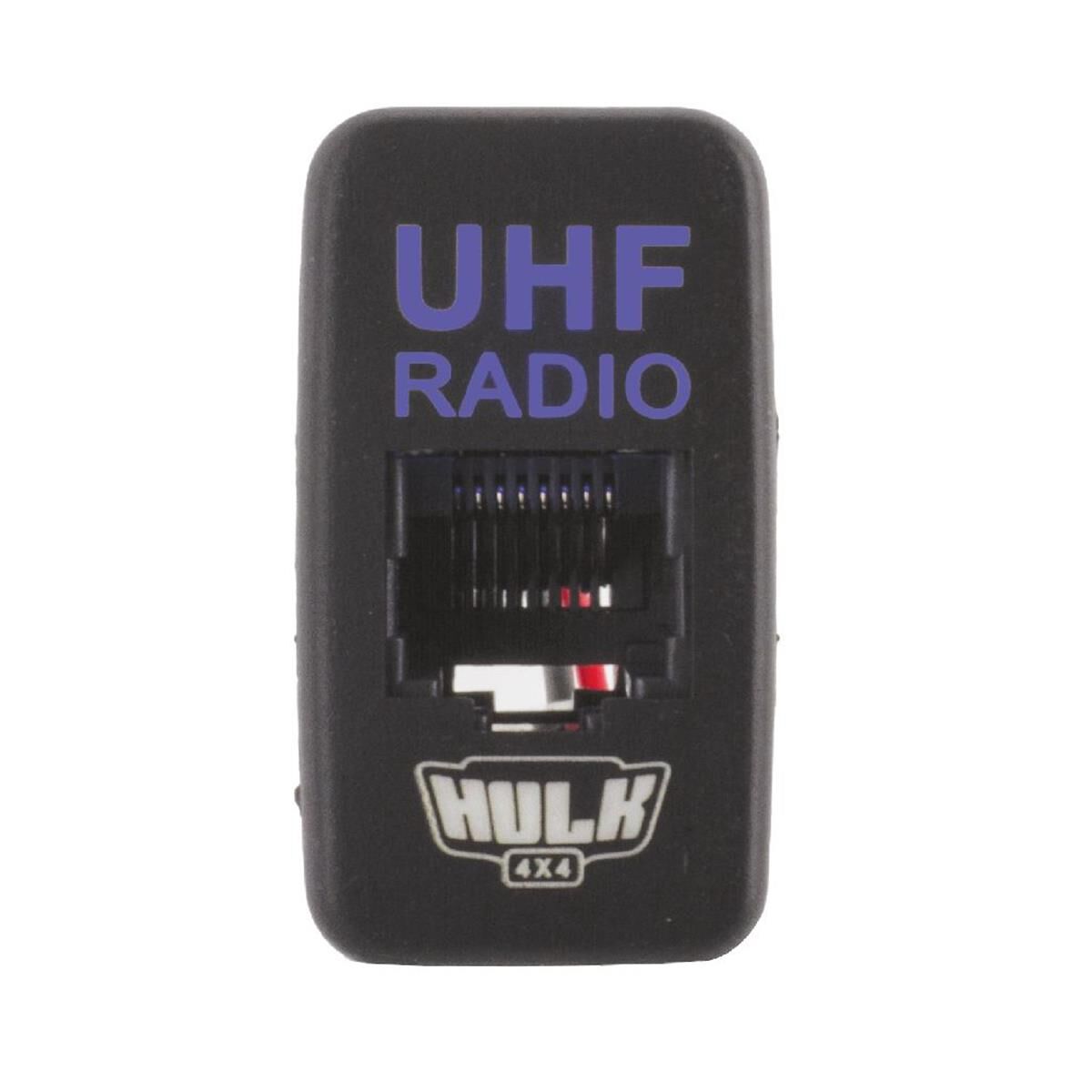 RJ45 UHF SOCKET OE RPL T/S EARLY TOYOTA BLUE LED  40 x 22mm            HULK 4x4, , scanz_hi-res