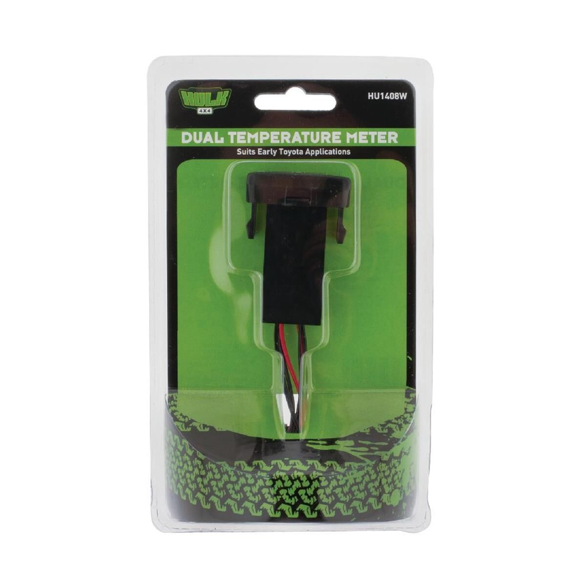 DUAL TEMPERATURE METER OE RPL EARLY TOYOTA WHITE LED 40 x 22mm, , scanz_hi-res