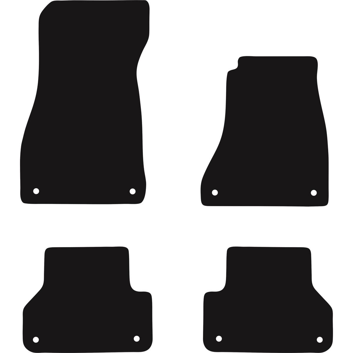 LUXURY CARPET CAR MATS FOR AUDI A5 SPORTBACK (2ND GEN) 2016 ONWARDS, , scanz_hi-res