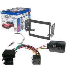 FACIA INSTALL KIT D/DIN GREY FOR VY/VZ, , scanz_hi-res