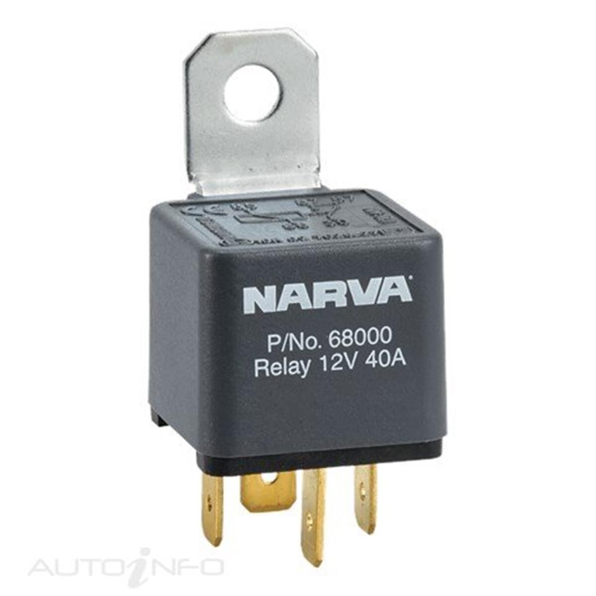 RELAY 12V 4PIN 50A RESISTOR, , scanz_hi-res
