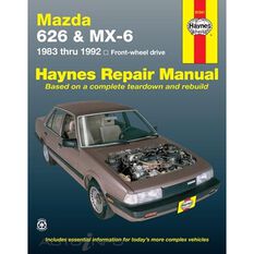 MAZDA 626 AND MX-6 HAYNES REPAIR MANUAL COVERING MAZDA 626 AND MX-6 FRONT-WHEEL DRIVE MODELS FOR 1983 THRU 1992 (EXCLUDES DIESEL), , scanz_hi-res