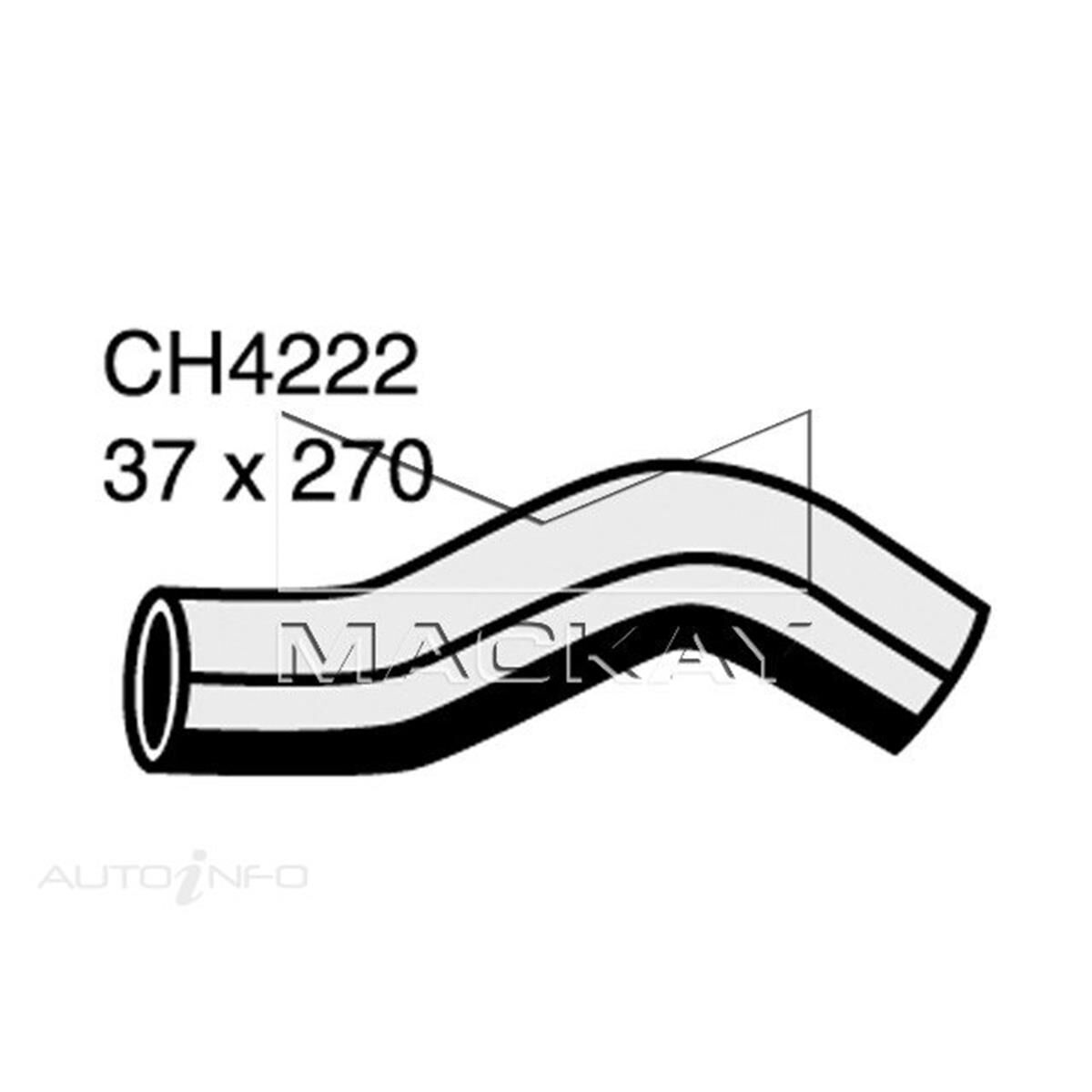 RADIATOR UPPER HOSE  - TOYOTA LANDCRUISER KZJ95R - 3.0L I4 TURBO DIESEL - MANUAL & AUTO, , scanz_hi-res